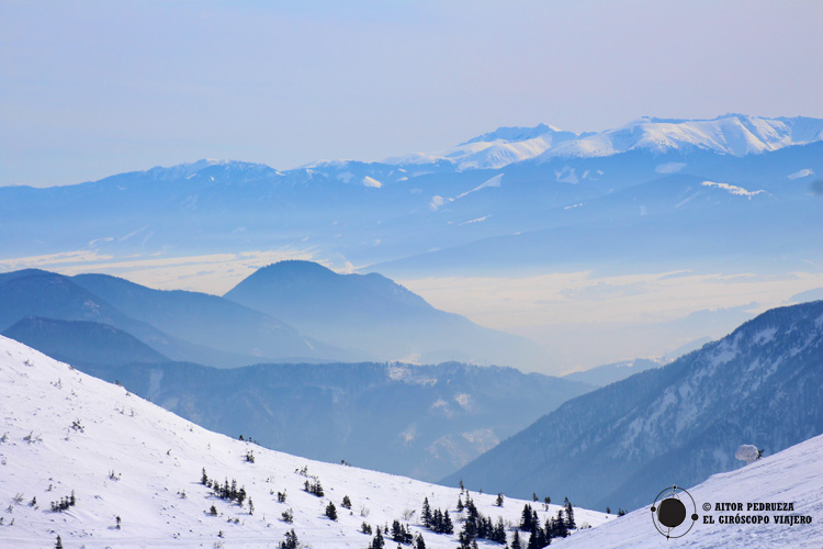 Vistas desde la cordillera de Mala Fatra